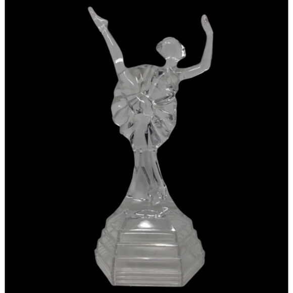 RCR Crystal Ballerina Figurine VTG Glass Ballet Dancer Made in Italy Balletcore - Picture 2 of 10